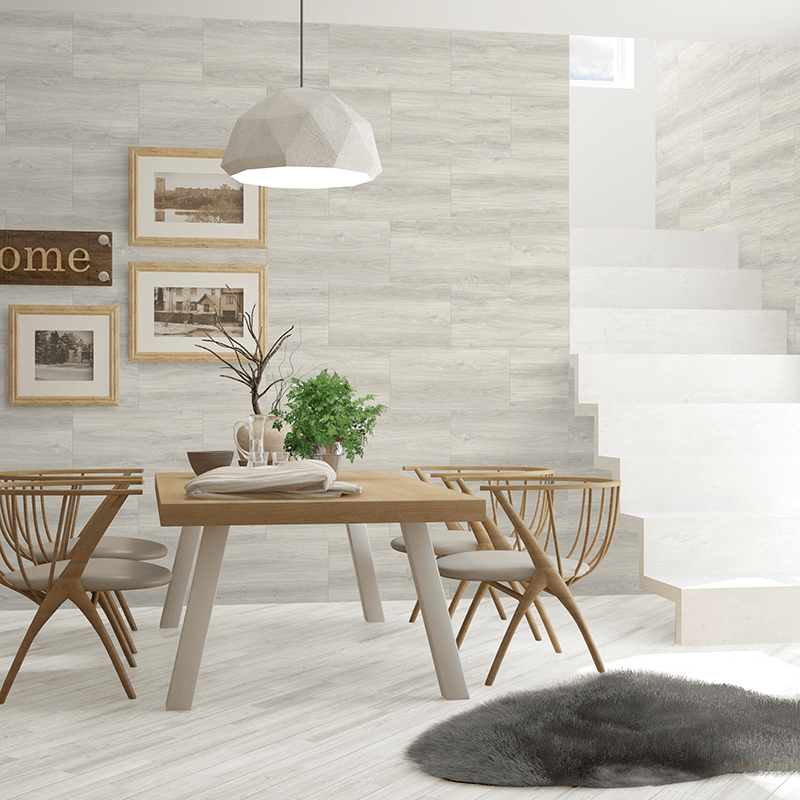 White Oak Open V Groove Tile 5mm Zest Wall Panels 300mm x 600mm Pk11 Image